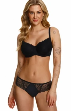 Lupoline Panty Damskie|Biustonosze Usztywniane - koronkowy biustonosz usztywniany 152 CZ