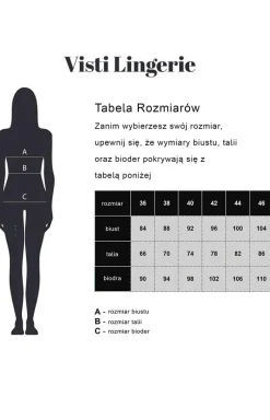 Czarny peniuar damski z koronką Fantasis