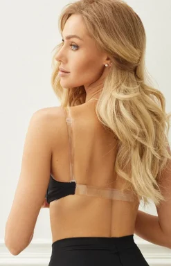 Axami Biustonosz Do Sukni Bez Pleców|Biustonosz Bez Ramiączek - wielofunkcyjny biustonosz push-up Basic Black V-5780
