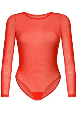 Teyli Body|Body - Czerwone iateczkowe body Ero 2406