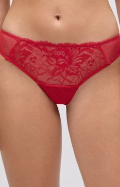 Damskie YSABEL MORA Stringi Z Koronką|Stringi Damskie - Czerwone stringi daskie CHRISTAS 10795