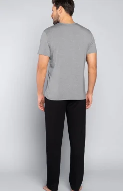 Męskie Italian Fashion Piżamy Męskie - Dallas piżama męska kr.dł.