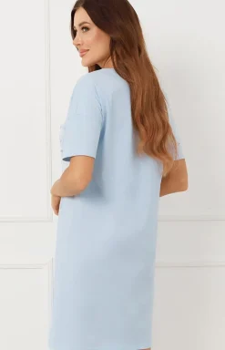 Damska koszula nocna niebieska Erula