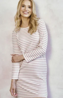 Damska koszula nocna w paski Alessandra 3429