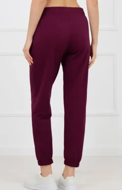 Damskie spodnie dresowe burgundowe Madri