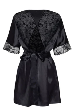 Beauty Night Szlafroki I Peniuary - Delight dressing gown satynowy szlafrok
