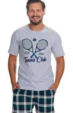 Męskie Doctor Nap Piżamy Męskie - bawełniana piżaa ęska PB.7401.TENNIS