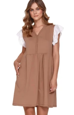 Doctor Nap ciążowa koszulka nocna do karmiania TCB.9903