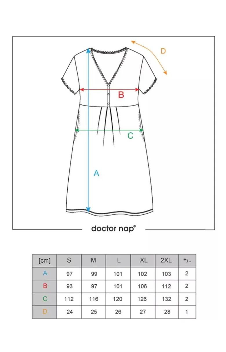 Doctor Nap koszula ciążowa w kwiaty TCB.5335