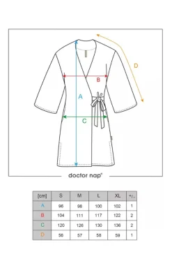 Damskie Doctor Nap Szlafroki I Peniuary|Szlafroki Damskie - krótki zlafrok damki WW.7169