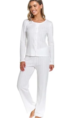Damskie Doctor Nap Bielizna Homewear|Piżamy Damskie - piżaa daka z bawełny żakardowej P.7443.IK