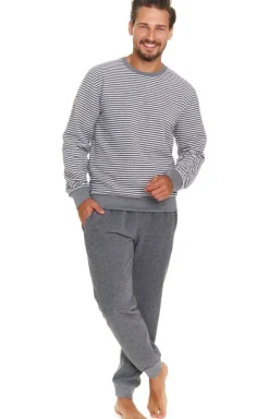 Doctor Nap piżama męska w paseczki PMB.5248