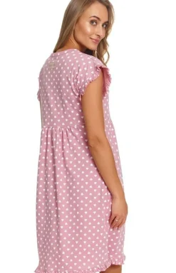 Damskie Doctor Nap Koszule Nocne Damskie|Koszula Nocna Rozpinana - rozpinana kozua nocna w erca TCB.7455.HEART