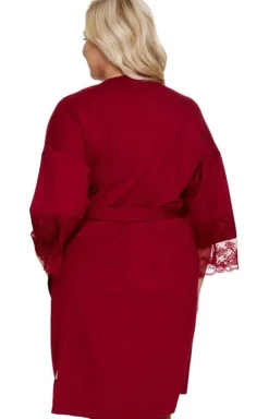 Damskie Doctor Nap Szlafroki I Peniuary|Szlafroki Damskie - szlafrok damski z koronką SWW.7261