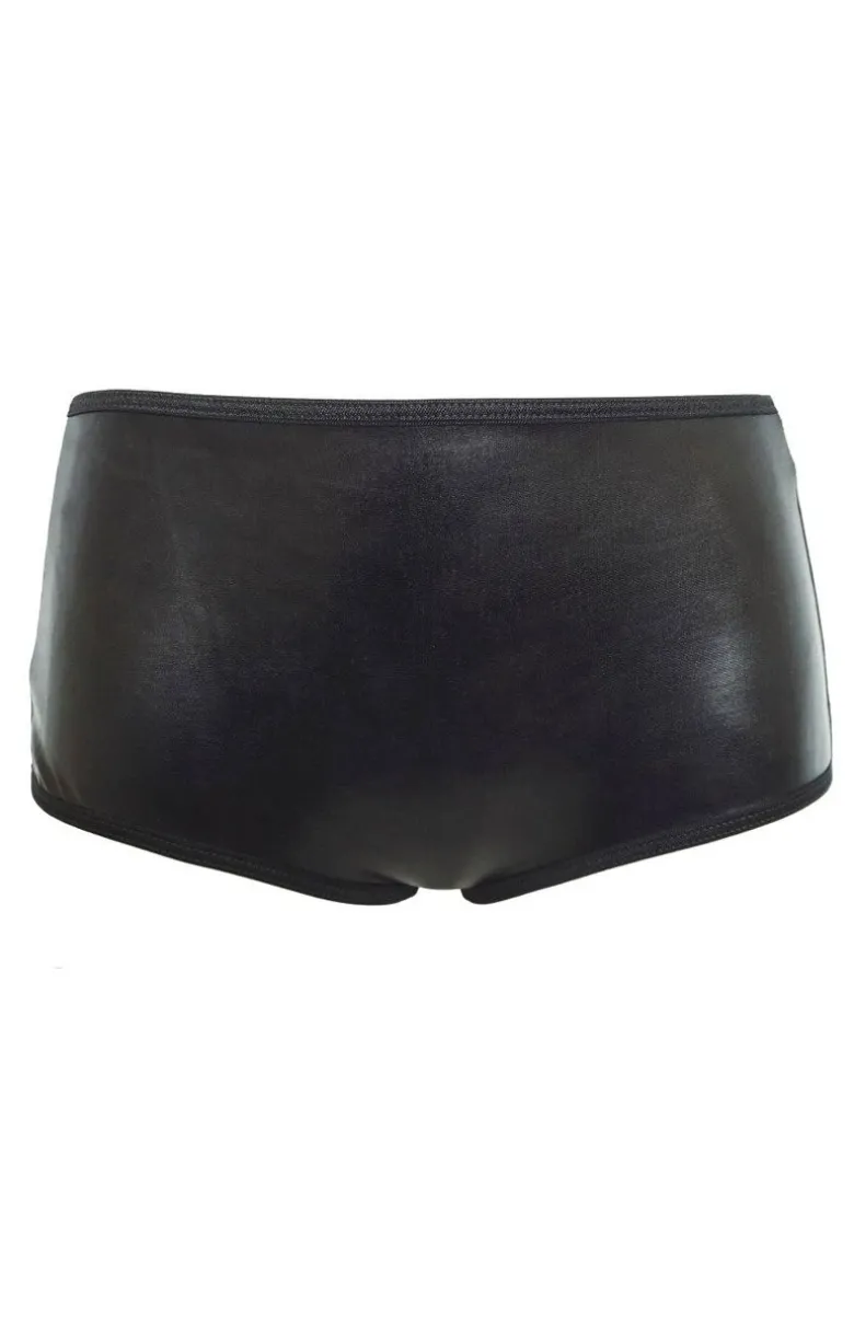 Doris metalic black szorty