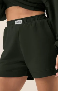 Babell Bielizna Homewear - Dreowe podenki damkie z wyokim tanem zieone 3007