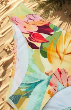 Damskie PURE SIN Stroje Kąpielowe Dwuczęściowe|Bikini Damskie - Dół troju kąpieowego w tropikany wzór UER IN