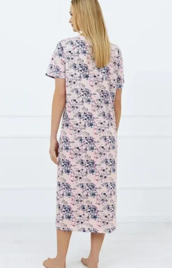 Długa koszula nocna z krótkim rękawem Sagitta