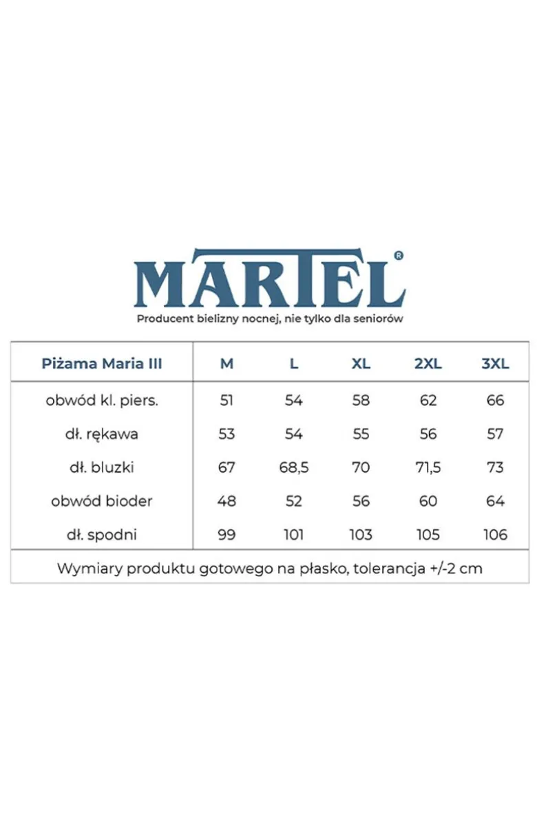 Długa piżama damska Maria III 202 21