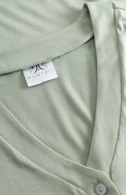Damskie Momenti per me Bielizna Homewear|Piżamy Damskie - Długa piżaa daka rozpinana Pure Harony