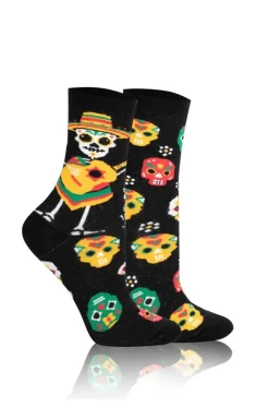 Damskie Italian Fashion Kolorowe Skarpetki|Skarpetki - Długie skarpetki damskie S134D Mureto