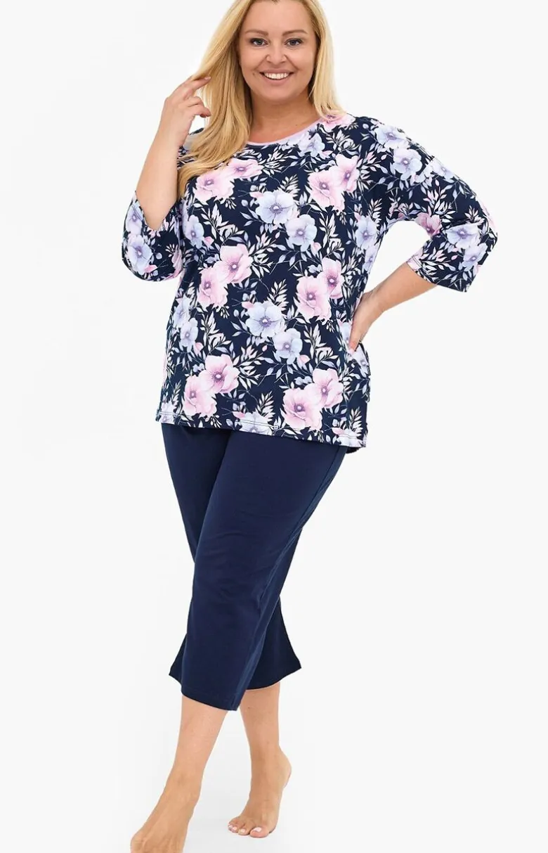 Dwuczęściowa piżama damska plus size 147/465 Anabel