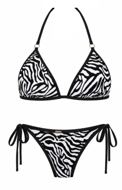 Damskie Novella Stroje Kąpielowe Dwuczęściowe|Strój Kąpielowy Push Up - Dwuczęściowy kostium kąpielowy usztywniane bikini push-up Flores 2508