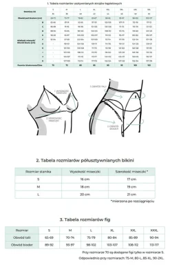 Dwuczęściowy strój kąpielowy czarny Anabel G/25