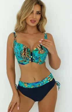 Damskie Self Stroje Kąpielowe Dwuczęściowe|Bielizna Plus Size - Dwuczęściowy strój kąpielowy S 995 V3DE2 Denpasar 2