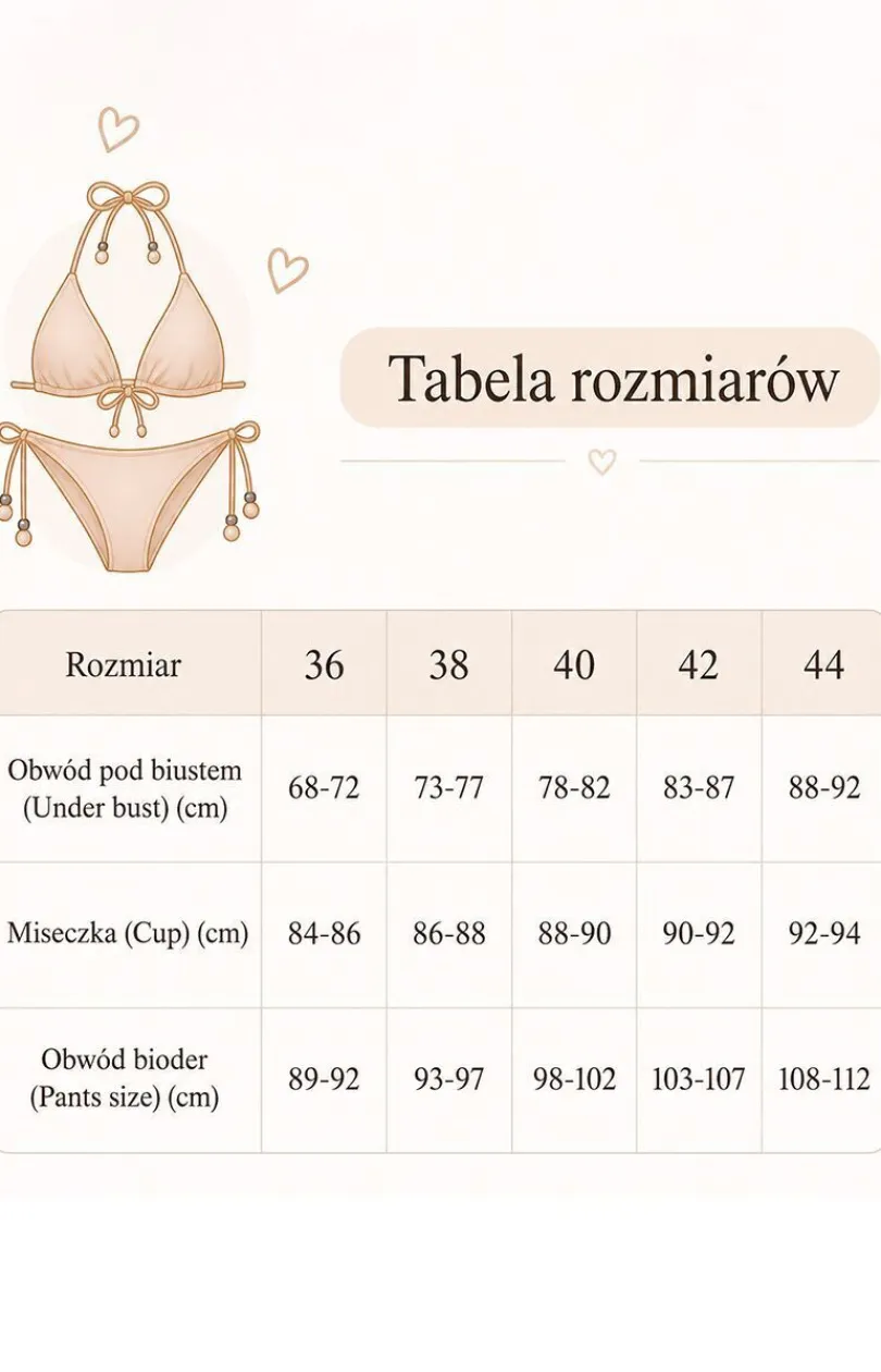 Damskie Etna Stroje Kąpielowe Dwuczęściowe|Bielizna Plus Size - Dwuczęściowy kostium kąpielowy Amelia-39/G/084