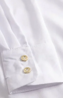 Elegancka biała koszula nocna oversize Bella