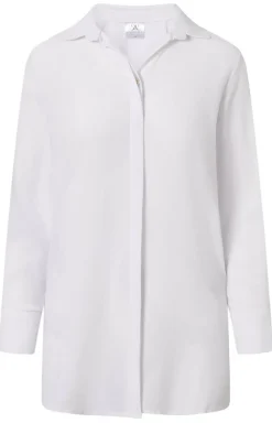 Elegancka biała koszula nocna oversize Bella