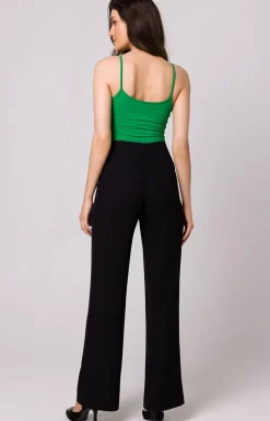 Elegancka marynarka damska czarna wiązana w pasie K161
