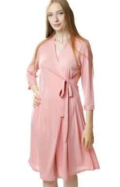 Damskie Mewa Szlafroki I Peniuary|Szlafroki Damskie - Elegancki szlafrok damski peniuar Wiktoria