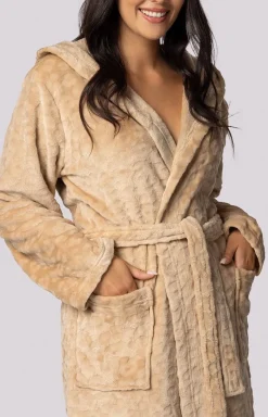 Damskie Envie Szlafroki I Peniuary|Szlafroki Damskie - szlafrok damski z kapturem plus size Leopard