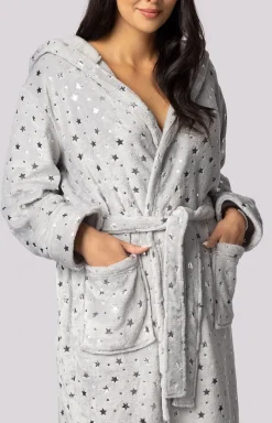 Damskie Envie Szlafroki I Peniuary|Szlafroki Damskie - szlafrok damski z kapturem plus size Star