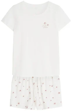 Damskie Esotiq Piżamy Damskie Krótkie|Bielizna Homewear - bawełniana piżama damska dwuczęściowa Daisy 45217-03M
