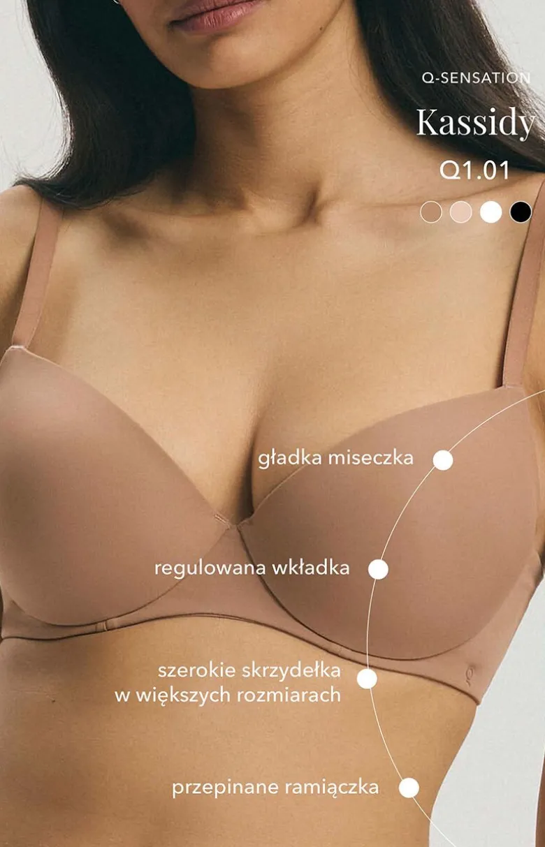 Esotiq biustonosz push-up Q1.01 Kassidy 43299-01X