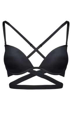 Esotiq Biustonosze Push-Up|Biustonosz Z Pasków - biustonosz push-up z odpinanymi ramiączkami Silky 43939-99X
