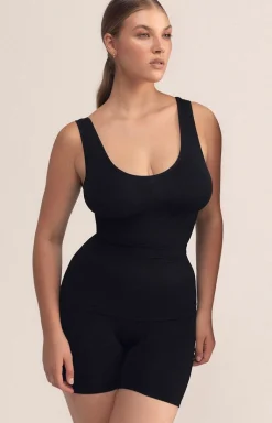 Esotiq body modelujące z nogawkami czarne Sleeky 43912-99X