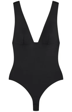 Esotiq Body|Body - czarne body damkie Blank 42885-99X