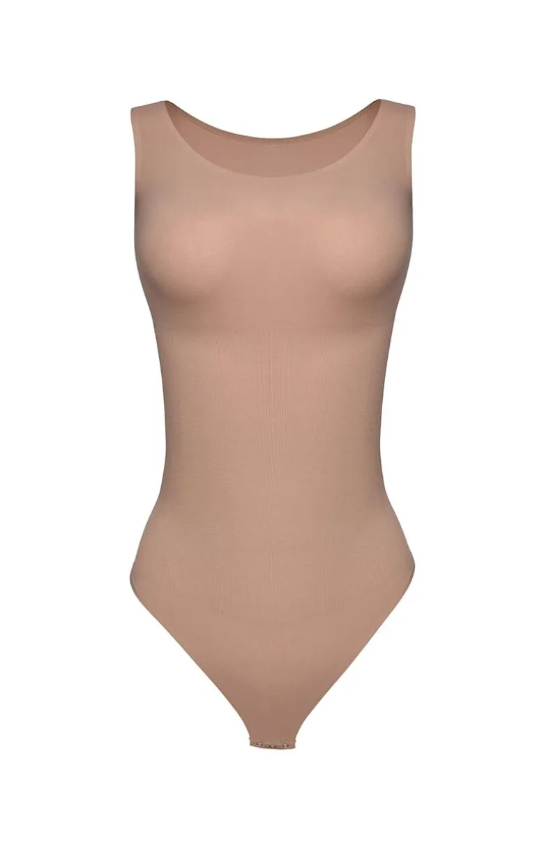 Esotiq czarne body modelujące Seamless 44939-80X