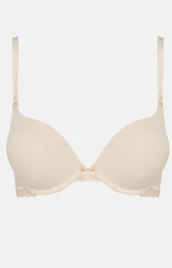Esotiq Biustonosze Push-Up|Biustonosz Bez Ramiączek - gładki biustonosz push-up z odpinanymi ramiączkami Kala 37696-99X