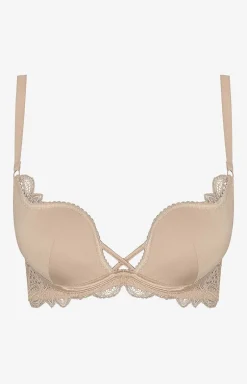 Esotiq gładki biustonosz push-up Claudia basic 35431-80X