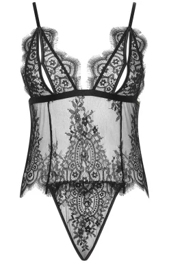 Esotiq koronkowe body damskie Poem 44151-99X