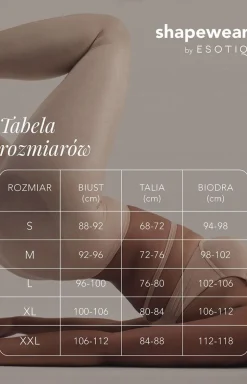 Damskie Esotiq Bielizna Wyszczuplająca|Figi Modelujące - ajtki daskie odeujące Siky 43941-80X