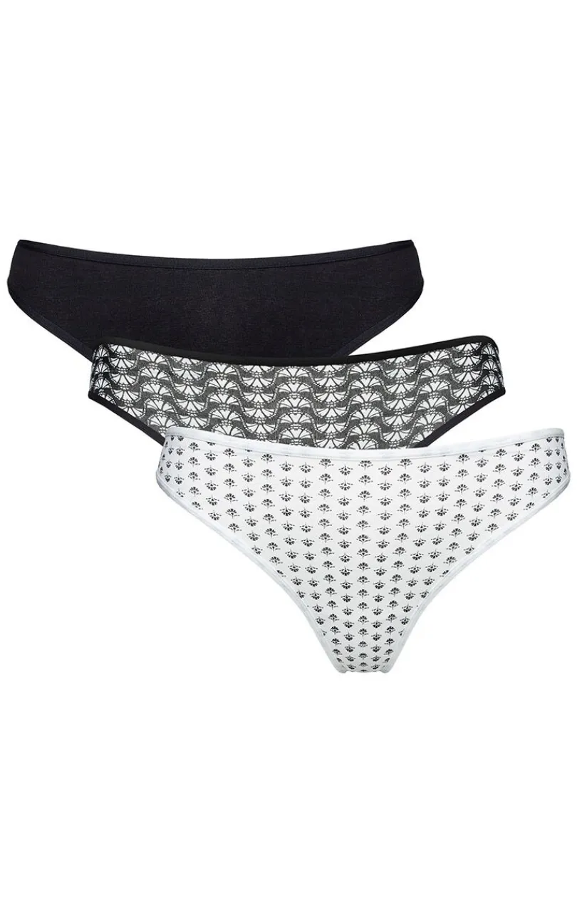 Damskie Esotiq Wielopaki Damskie|Stringi Damskie - 3-pack tringi dakie ia-ia 44292-K002