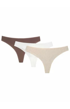 Damskie Esotiq Wielopaki Damskie|Stringi Damskie - 3-pack tringi dakie ia-ia 44292-K003