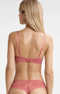 Esotiq różowy biustonosz push-up Kenlee 40547-39X