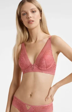 Esotiq różowy biustonosz push-up Kenlee 40547-39X